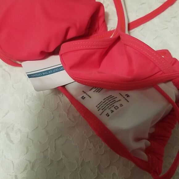 TASHEHE Women's Triangle Thong Bikini Set Sexy Brazillian Two Piece Swimsuit Cut - Picture 7 of 12